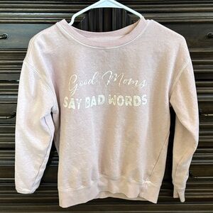 Maurices Light Pink Crew Neck Sweater